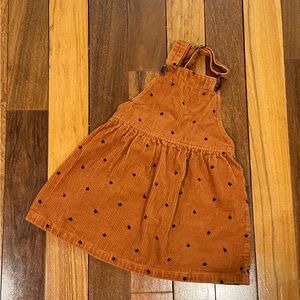 Zara little girls’ corduroy bib dress. 3-4 years